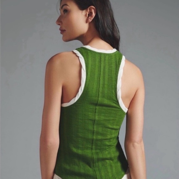 Pilcro Tops - Anthro pilcro Green Sleeveless Top